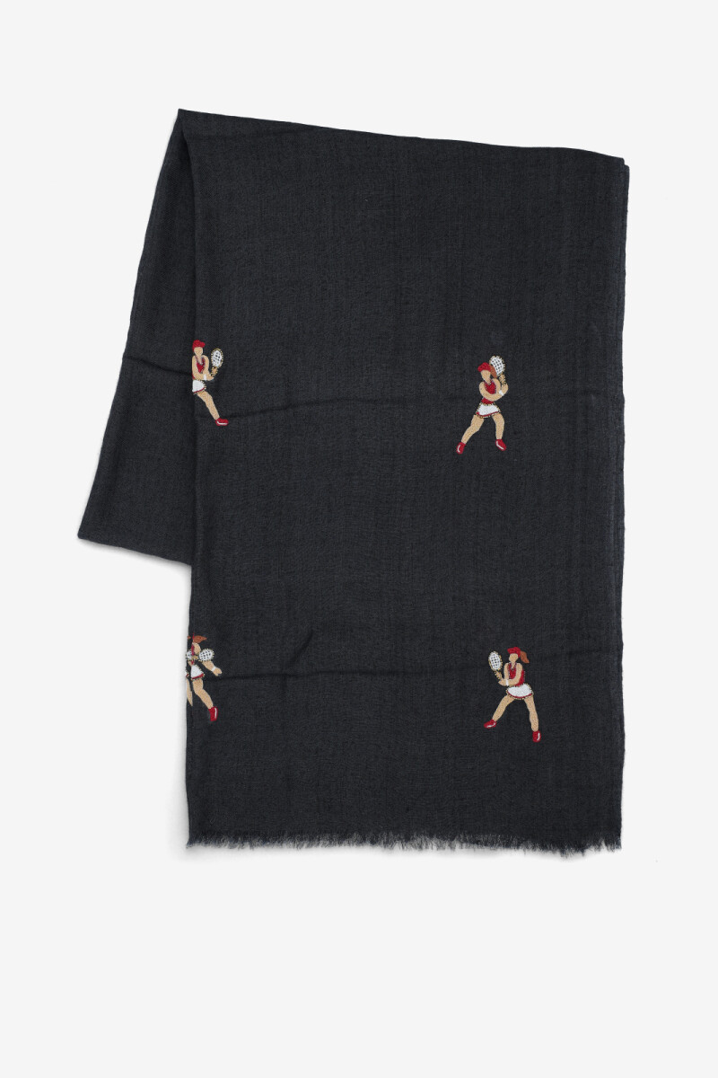 BUFANDA TENNIS GIRLS Gris