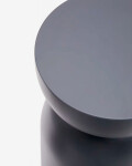 Side table Rachell made of metal with a grey painted finish Ø30 cm Side table Rachell made of metal with a grey painted finish Ø30 cm