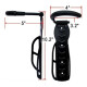 Pack X2 Soporte Bicicleta Colgar Enganchar Bici En La Pared Negro