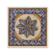 Taco con diseño floral azul 7.5x7.5 Estilker 000