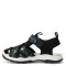 Sandalias de Niño Croco Kids CANU con tiras estampadas Negro