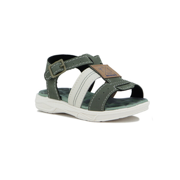 Molekinho Sandalia Casual Infantil Napa Moscou Neo/napa Flot Rust Neo Oliva-beige