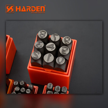 NÚMEROS DE ACERO DE 6 MM (9 PZAS) HARDEN ++ N/a