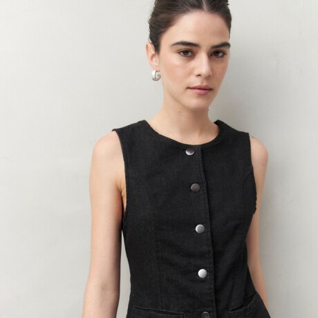 CHALECO ROMAN Negro