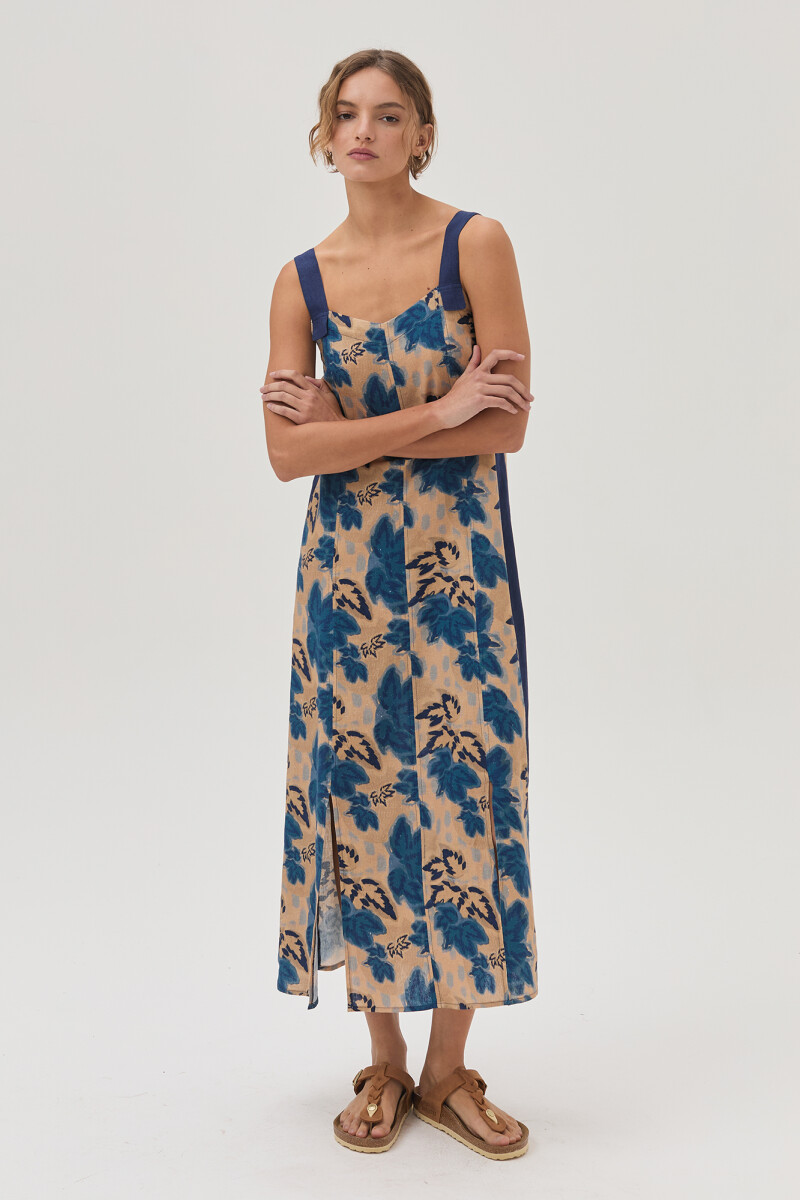 Vestido Marie Camel