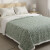 Frazada con Corderito 2 Plaza Home Class 200 x 240 cm HOJAS VERDE