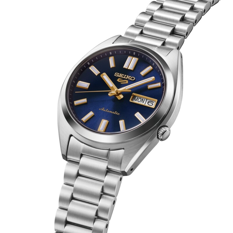 Reloj Seiko 5 Sports SRPL55K1 automático para hombre Azul