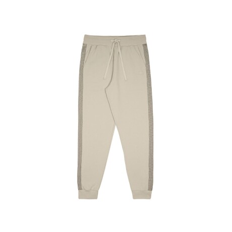 Pantalón Deportivo Liso Beige