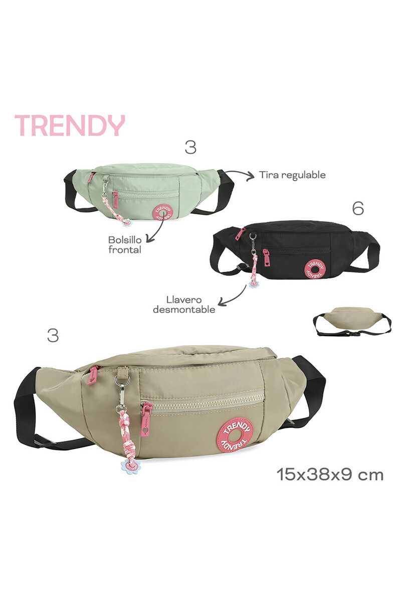 Riñonera Trendy Beige