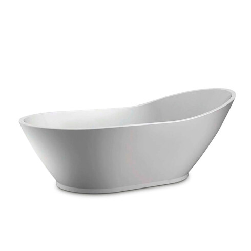 Bañera Simple Autoportante 170X75X73 De Acrilico Blanco Mate 000