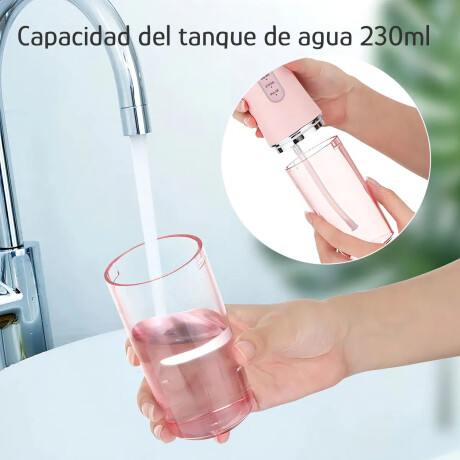 Irrigador Bucal Portátil Limpieza Profunda Recargable USB Blanco