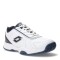 Championes de Mujer Lotto Tennis d/cuero Wns Blanco - Azul Marino