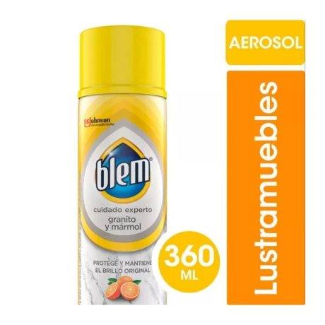 Lustramuebles Blem Granito y Marmol Naranja en Aerosol 360cc Lustramuebles Blem Granito y Marmol Naranja en Aerosol 360cc
