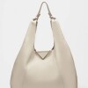 Bolso The Shopping En Cuero Graneado Natural
