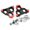 Traba Pedales Ruta Shimano Sh10 ( Flotante Roja ) Unica