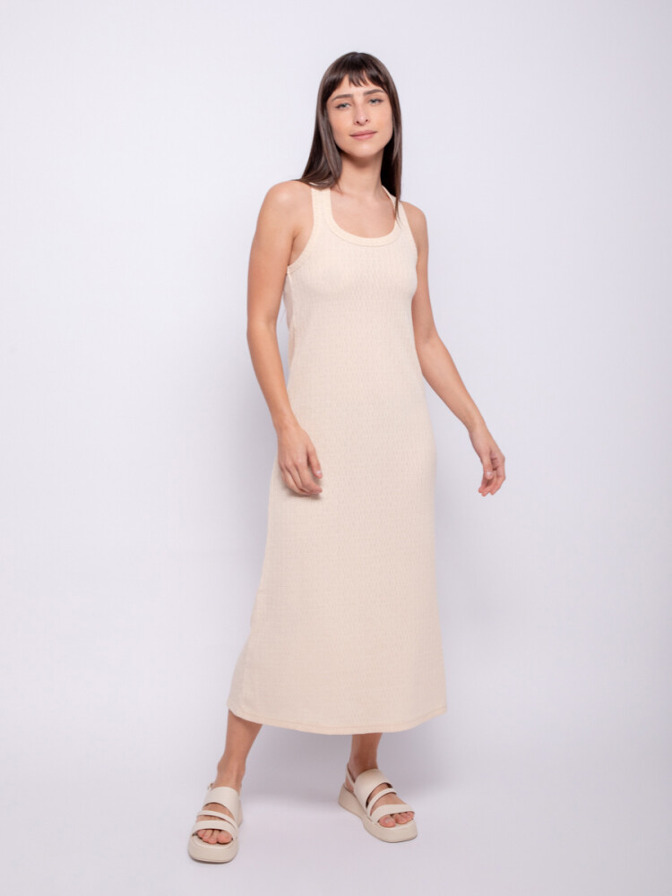 VESTIDO KNOT Beige