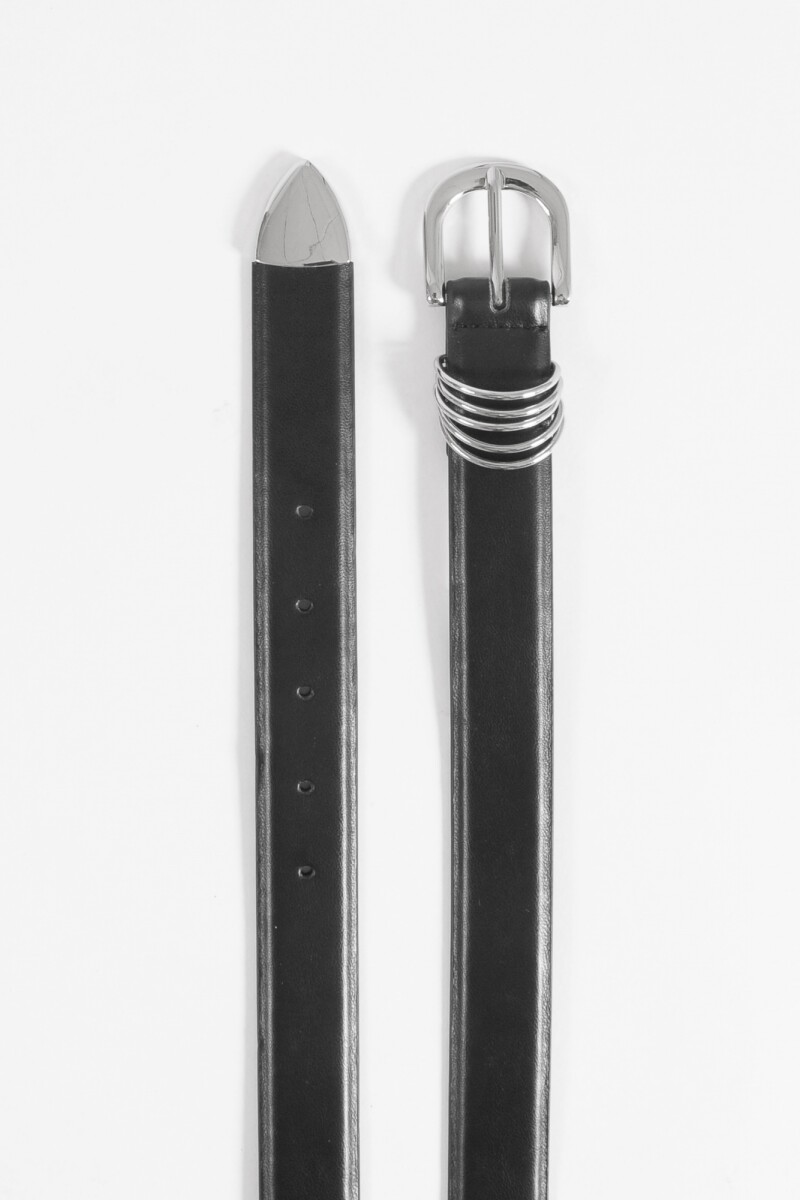 Cinturón multi presilla negro