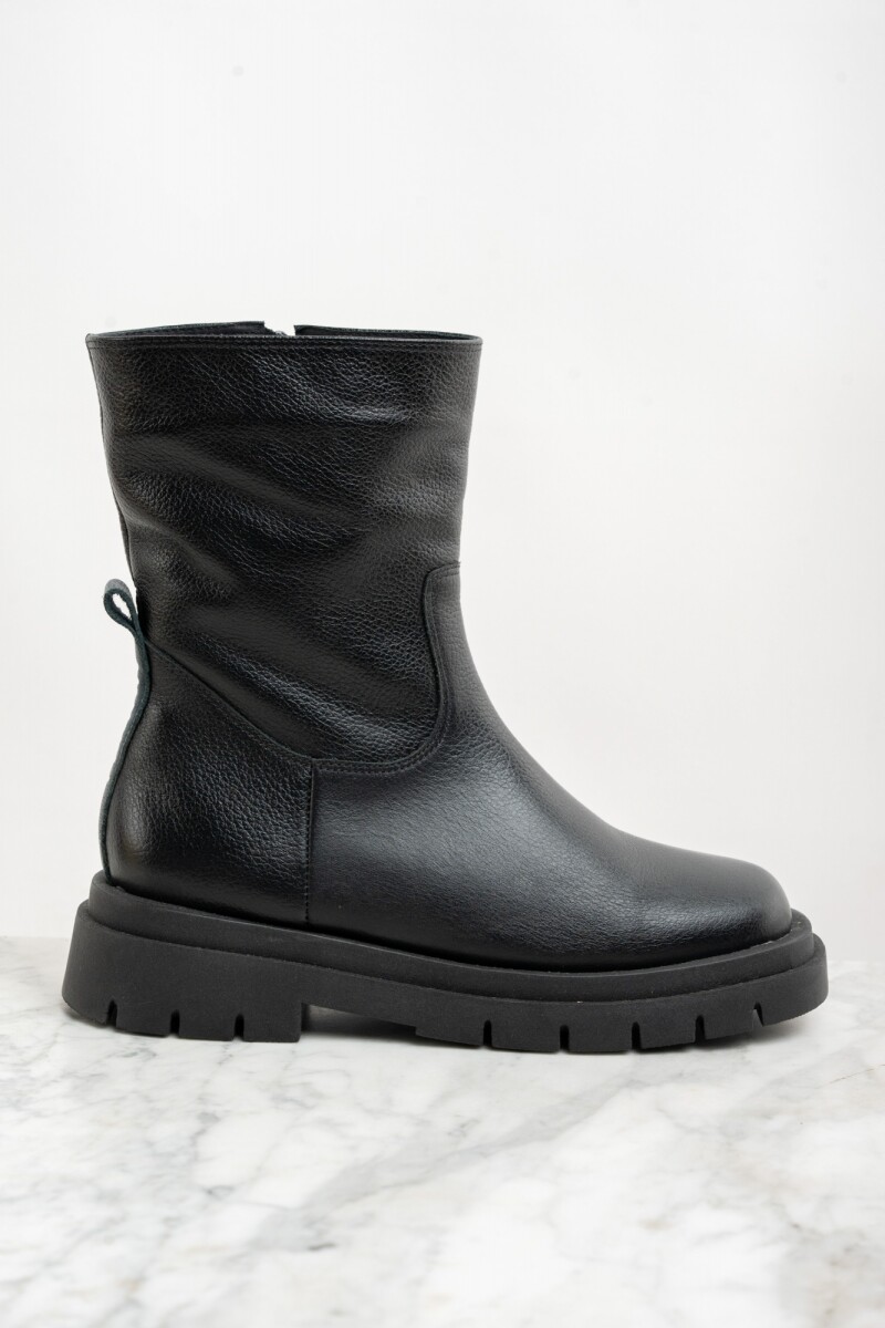 Bota Cuero - Negro 