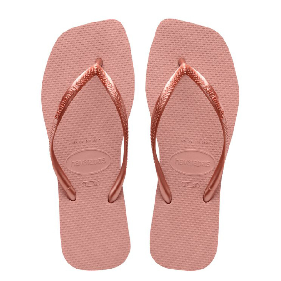 Sandalias de Mujer Havaianas Slime Square Rosado