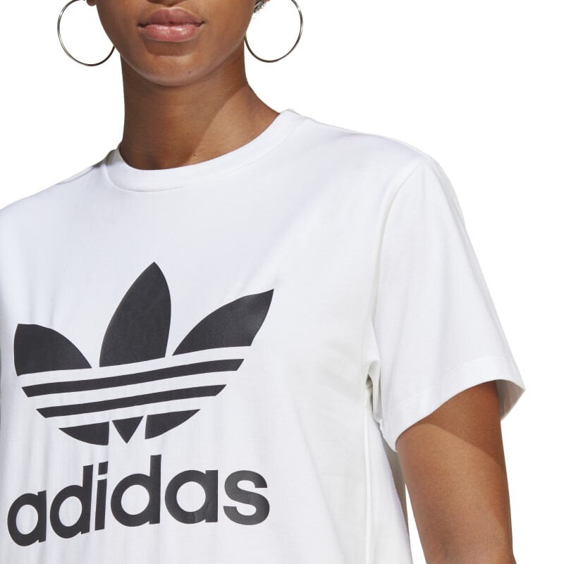 Remera Adidas Original de Mujer - IB7420 Blanco-negro