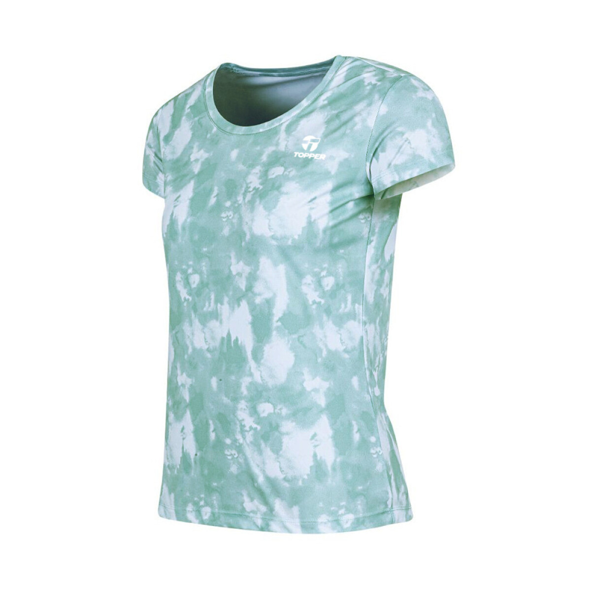 T-SHIRT MC WMN TRNG LOOSE azul stone - azul stone 