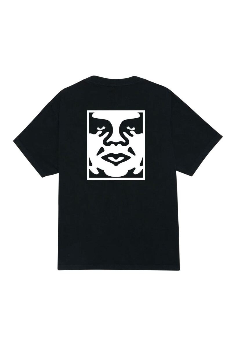 OBEY BOLD ICON FACE Negro