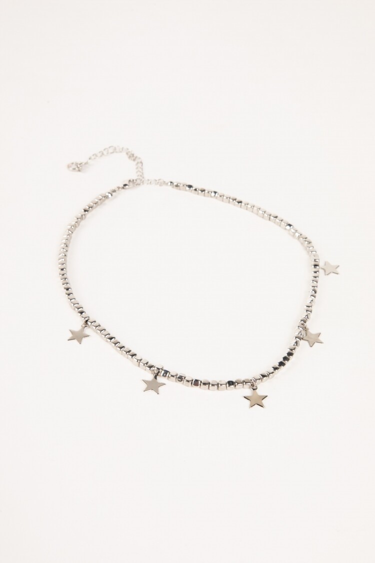 COLLAR BALTE Plateado