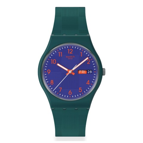 Reloj Swatch SO28N706 Pattern Formation de Silicona Verde