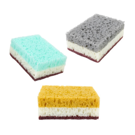 Set de 3 esponjas de cocina Set de 3 esponjas de cocina