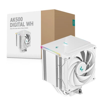 Cooler Deepcool AK500 Digital Blanco Cooler Deepcool AK500 Digital Blanco