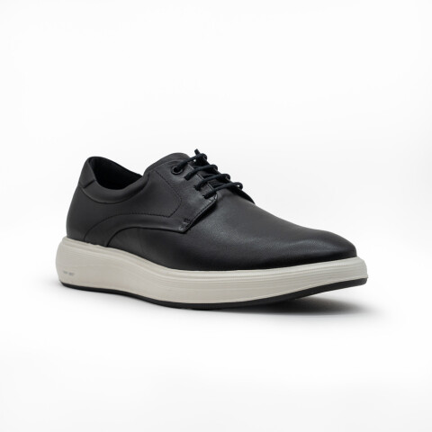 Zapato con cordón - Casual CUERO PELICA PRETA PRETA