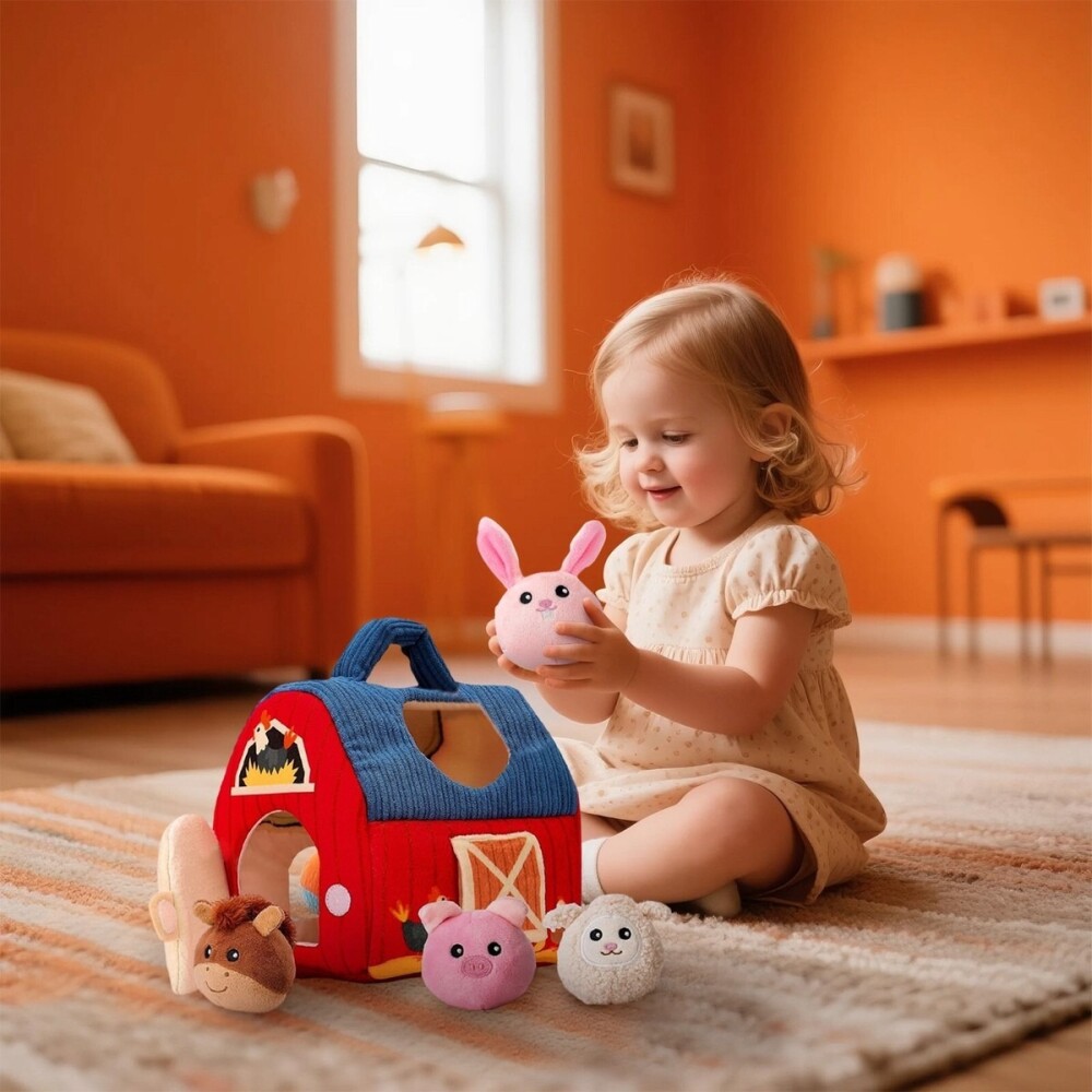 Granja tela estimulacion MONTESSORI Granja tela estimulacion MONTESSORI
