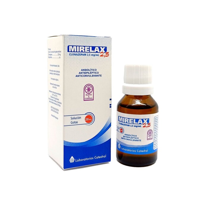 MIRELAX 2,5 MG GOTAS X 20 ML. única