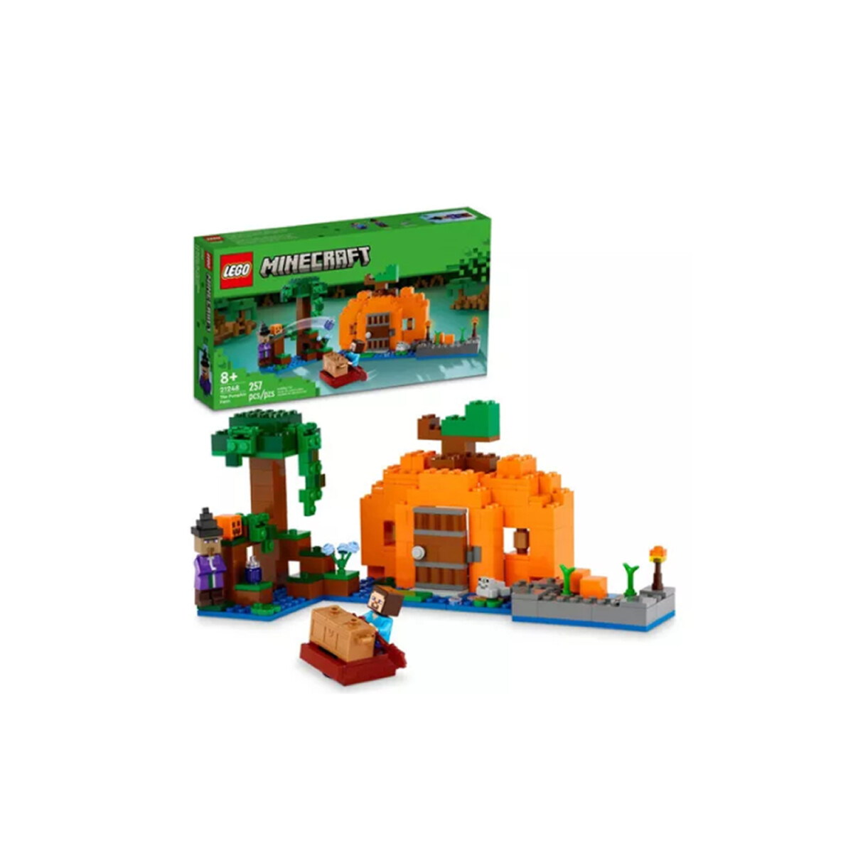 Lego Minecraft Casa Calabaza 257p 21248 