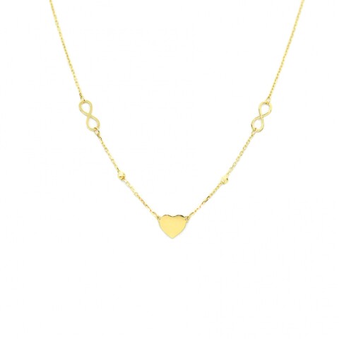 Collar en Oro 18 Kilates con Dijes Collar en Oro 18 Kilates con Dijes