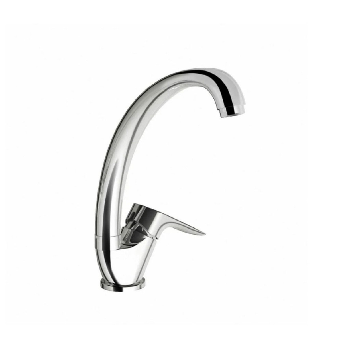 Griferia de Cocina Monocomando Curva Cromada Linea Jana 