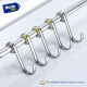 Tendedero De Pared Fijo Acero Inox P/ropa Gris