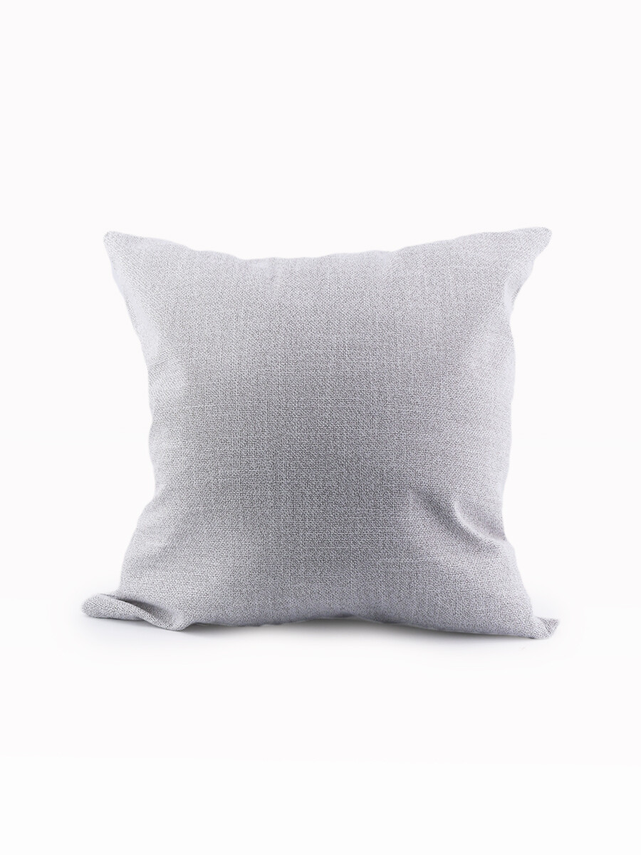 FUNDA ALMOHADON RUSTICO - GRIS 