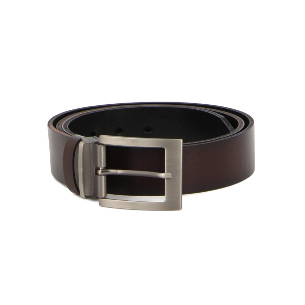 Westland Cinto Reversible De Cuero Hombre Negro-marron