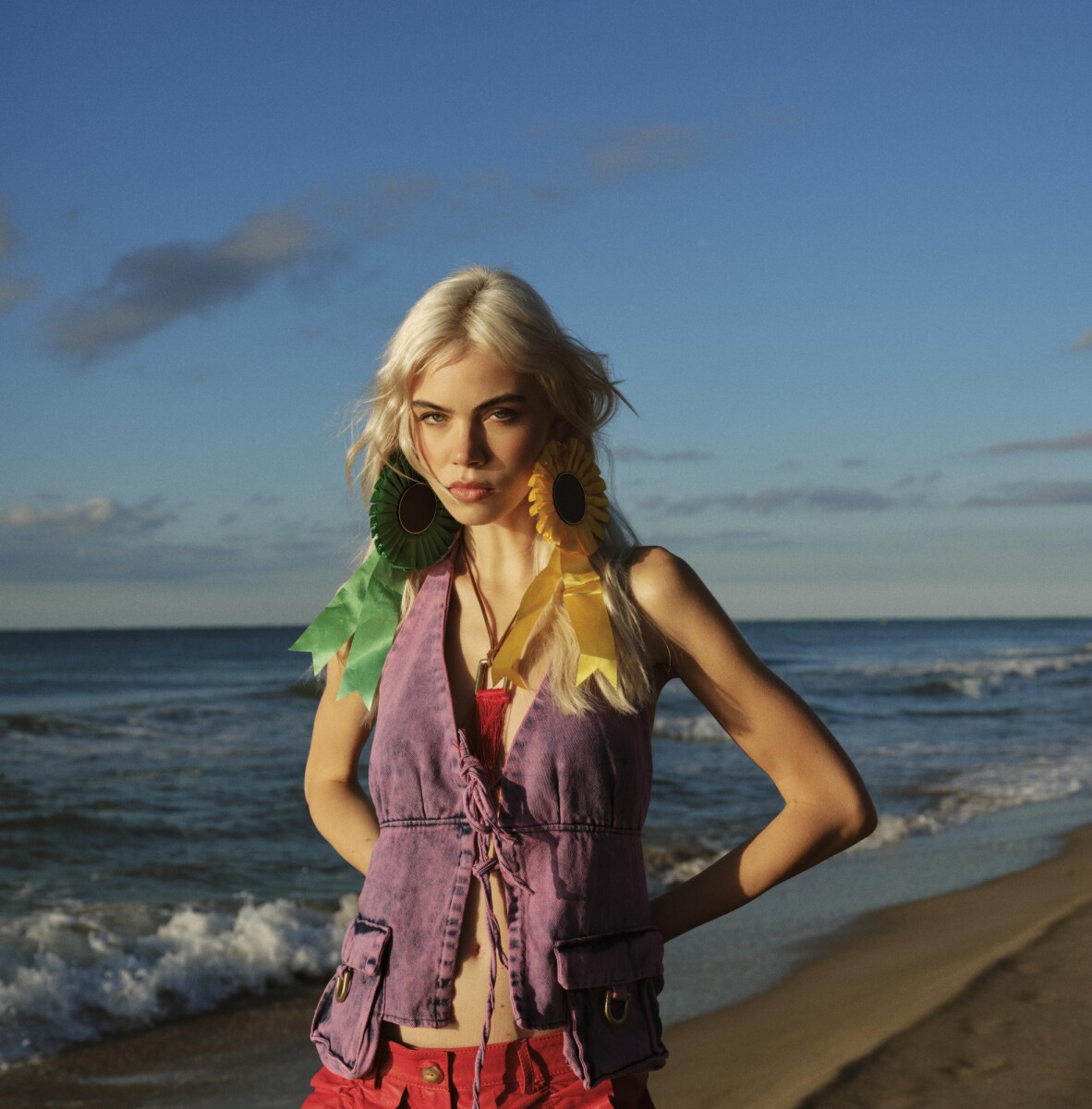 Smoky Pocket Vest - Morado 
