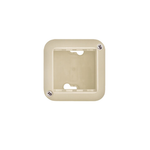 Caja exterior para 3 módulos - Presta marfil C51945