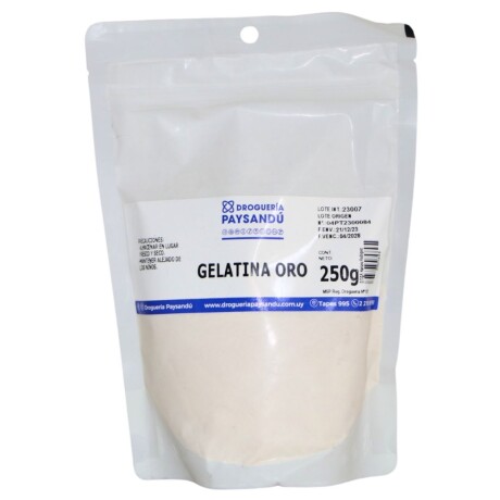 Gelatina Oro 250 g