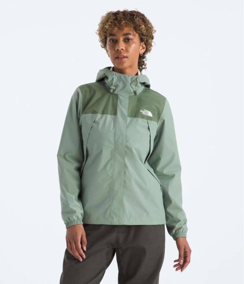Campera Impermeable Antora mujer - Slate Moss/bark Mist 