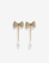 Aros Colgantes Largos Color Aros Colgantes Largos Vintage - Dorado