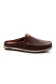 ZUECO PEGADA CUERO Marron