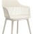 Silla Comedor Cocina Aurora Marcela Nórdica Apoyabrazos 83Cm Beige 1