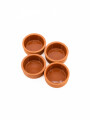 RECIPIENTE BARRO COPETIN SET X 4 TERRACOTA