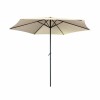 Sombrilla de jardín 3.0m Beige