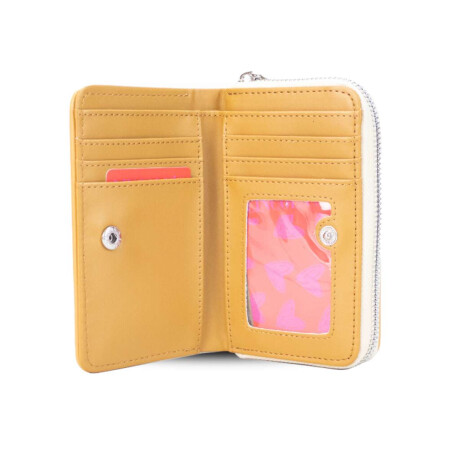 Billetera Malu Negro Suela y Beige