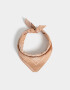 Vinchas Textiles Pañuelo Pañuelo Estampado - Marron Camel